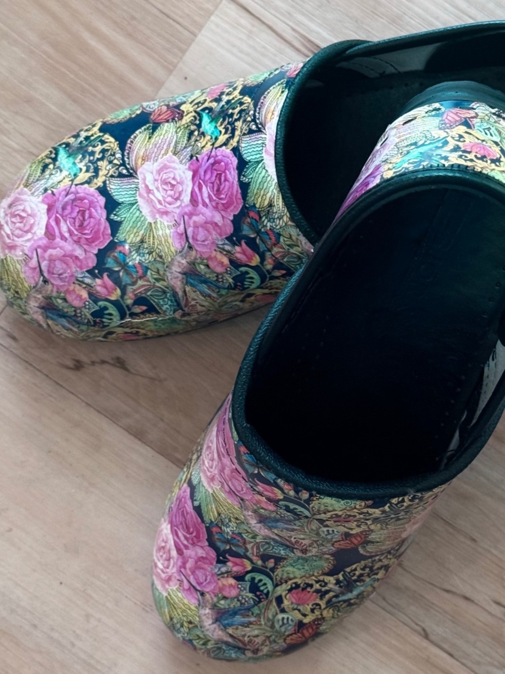 BJORK Professional Size 38/39=U.S. 7.5; Floral, Never Worn, Fabulous Colors